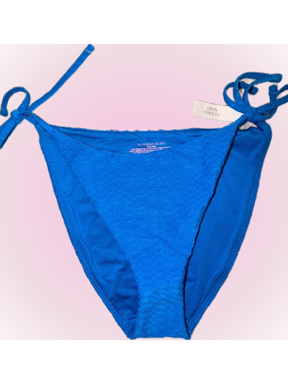 Victoria's Secret PINK New Blue Bikini Bottoms | XL Extra Large | String Sides